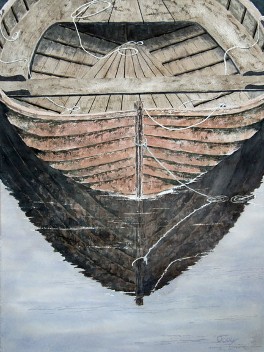 Weathered Reflection, Watercolor by Doug DeWolfe of New View