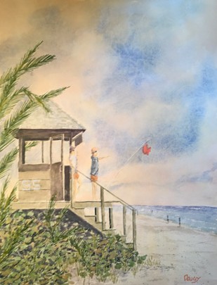 Delray South 5 Stand Watercolor by Doug DeWolfe of New View