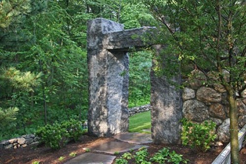 Granite Entry& Landscape by New View